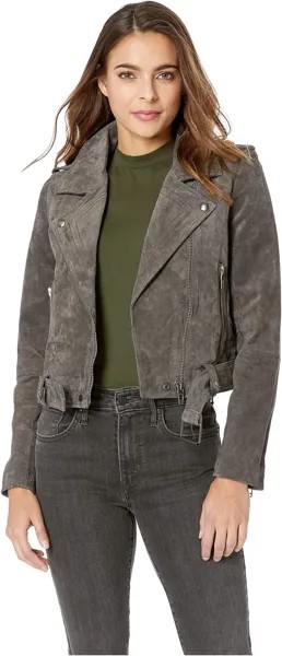 Куртка Suede Moto Jacket Blank NYC, цвет French Grey