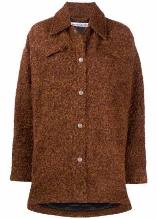 Acne Studios фактурная рубашка оверсайз