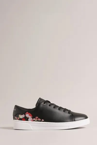 Спортивные туфли Arlita с цветочным узором и чашечной подошвой Ted Baker, черный