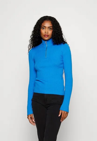 Свитшот Vero Moda ПУЛОНКИ МОЛНИИ VMGOLD HIGH NECK, цвет french blue