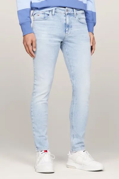 Джинсы узкого кроя Austin Tommy Jeans, синий