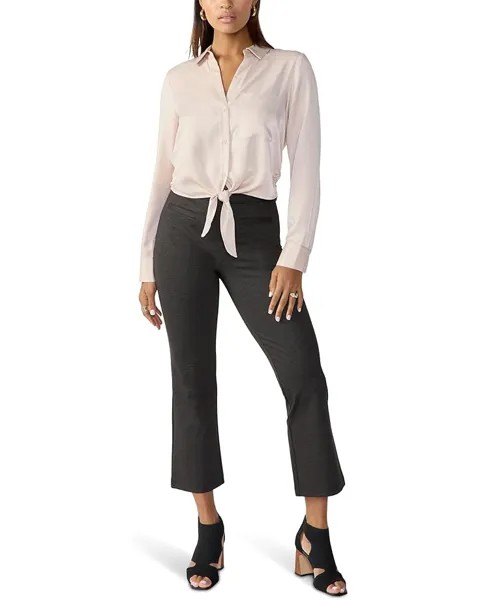 Рубашка Sanctuary Girlfriend Tie Shirt, цвет Toasted Marshmallow
