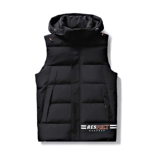 Жилет Xiaomi мужской зимний, утепленный Повседневный удобный жилет, безрукавка, хлопковые куртки с капюшоном, модный тренд