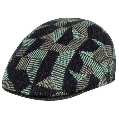 Кепка восьмиклинка KANGOL, размер 57, синий