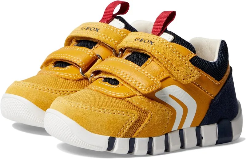 Кроссовки Geox Iupidoo Boy 8, цвет Ochre/Navy