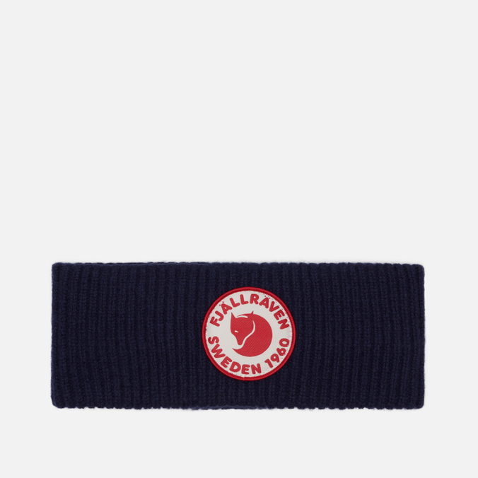 Повязка женская Fjallraven 1960 Logo Headband, темно-синий