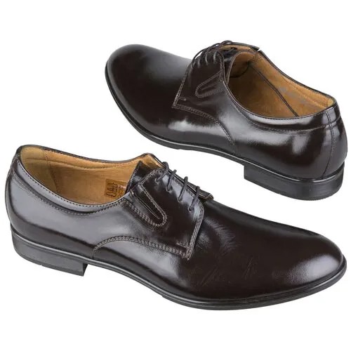 Кожаные мужские ботинки на шнурках Conhpol C-5432-0063-00S02 braz