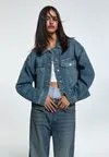 Джинсовая куртка Pull&Bear, синий