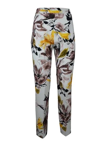Брюки из ткани regular fit Cafènoir, белый