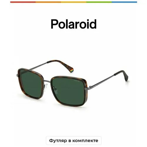 Солнцезащитные очки Polaroid, коричневый