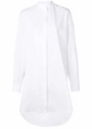 Givenchy платье-рубашка с плиссированным декором