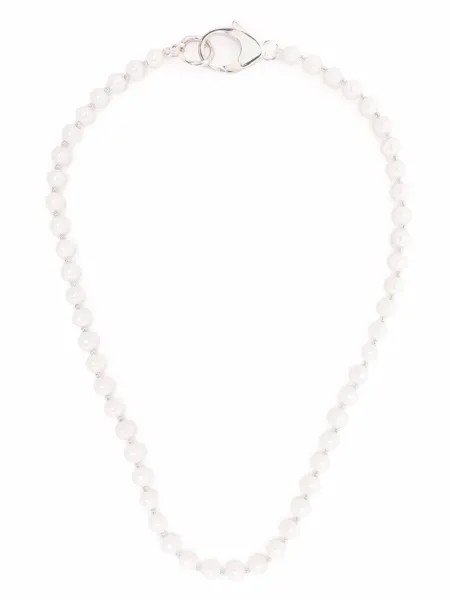 Hatton Labs серебряное колье с жемчугом