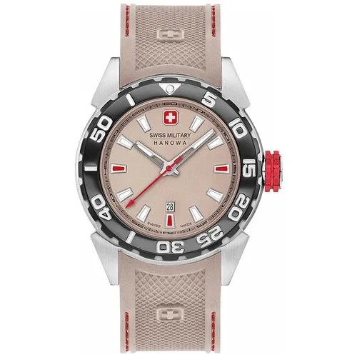Наручные часы Swiss Military Hanowa Aqua 06-4323.04.014, серебряный, розовый