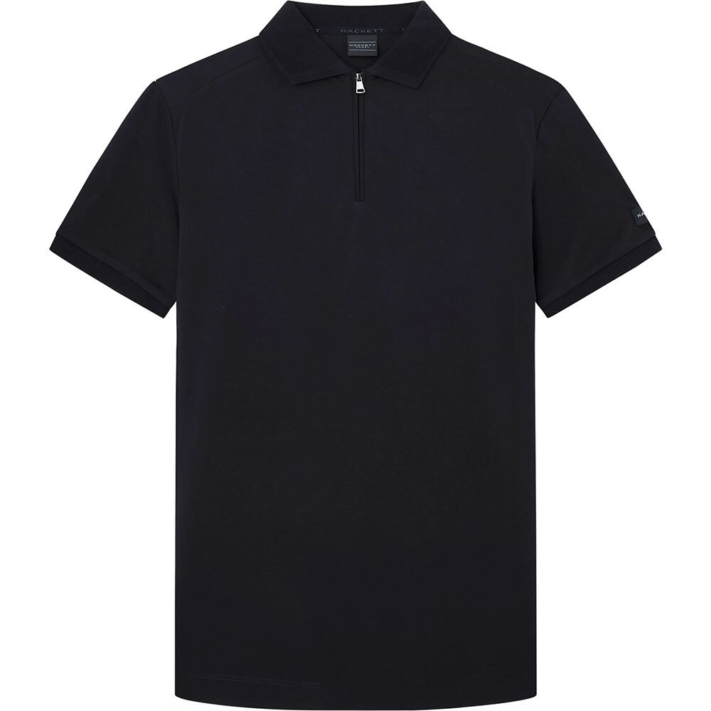 Поло с коротким рукавом Hackett Sport, черный