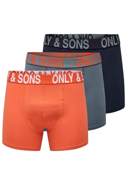 Боксеры ONLY Boxershorts 'ONSFITZ COLOR', синий