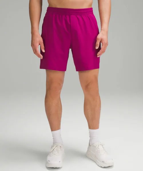 Короткие шорты без подкладки Pace Breaker Lululemon, фиолетовый