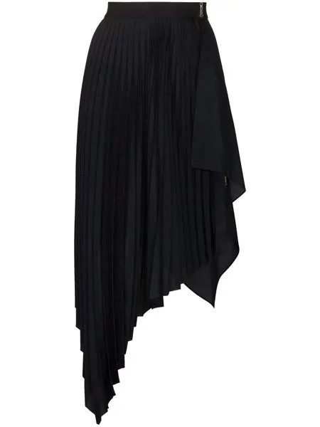 Givenchy юбка асимметричного кроя со складками