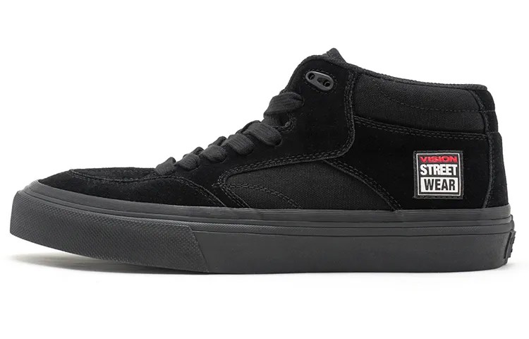 Кроссовки vision street wear Concave Skateboarding Shoes Unisex Mid-top Black, черный