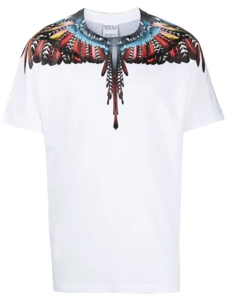Marcelo Burlon County of Milan футболка с принтом Grizzly Wings, белый