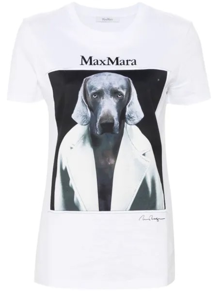 Max Mara футболка Cipria, белый