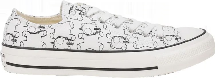 Кроссовки Converse Undercover x Addict x Chuck Taylor All Star Low Teddy Bear, белый