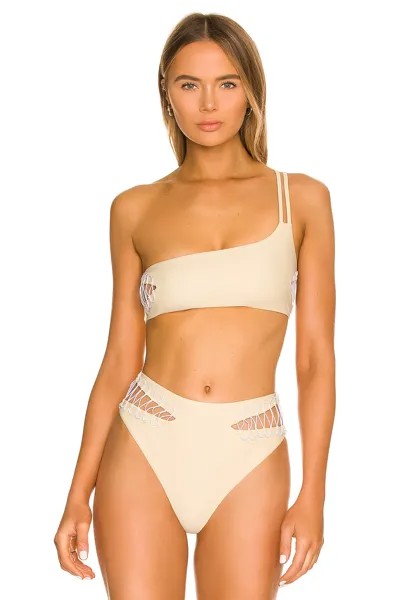 Топ Camila Coelho Caprice, цвет Light Beige