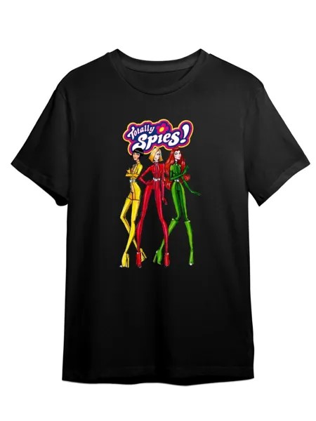 Футболка унисекс СувенирShop Тотали спайс/Totally Spies/Мультсериал 19 черная 5XL