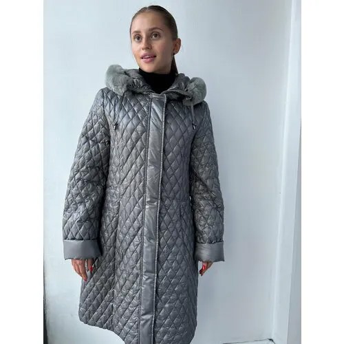 Пальто Erich Fend, размер 38, серый
