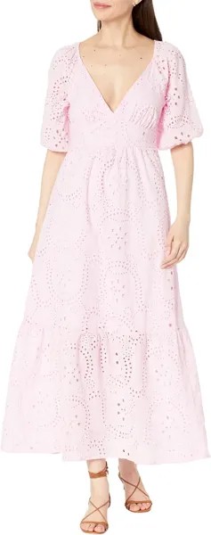 Платье макси с люверсами Sanctuary, розовый
