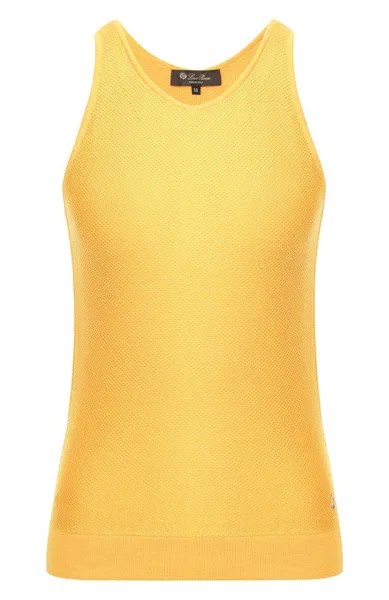Топ из смеси шелка и хлопка Loro Piana
