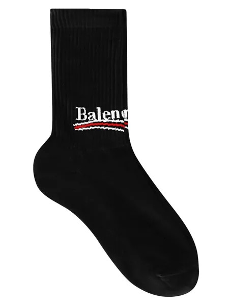 Теннисные носки для политических кампаний Balenciaga, черный