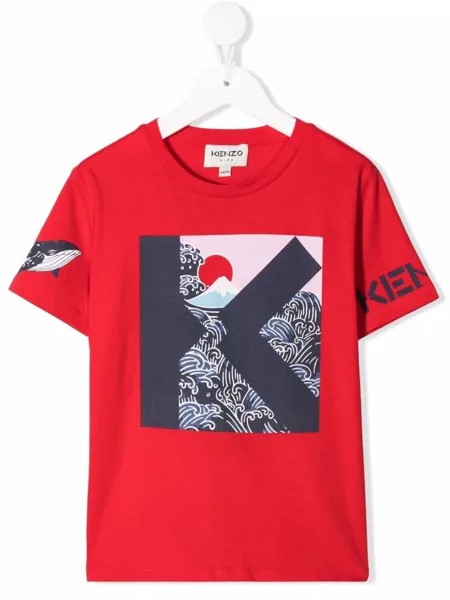Kenzo Kids футболка с логотипом