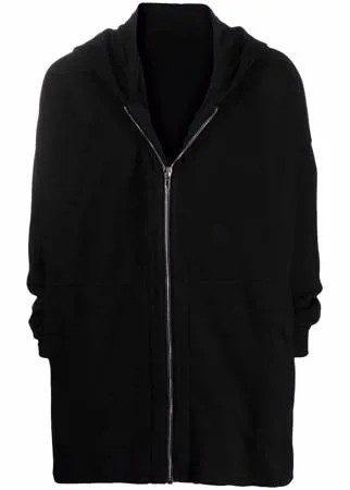 Rick Owens DRKSHDW пальто на молнии с капюшоном