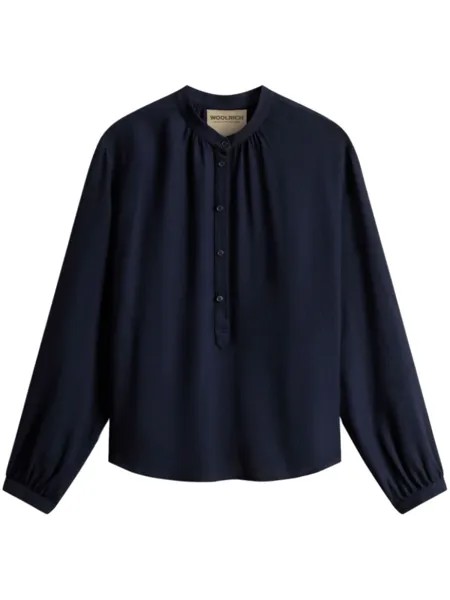Woolrich блузка с длинным рукавом, синий