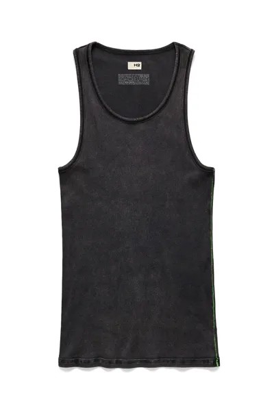 Майка H&M H2 Ribbed Tank, черный