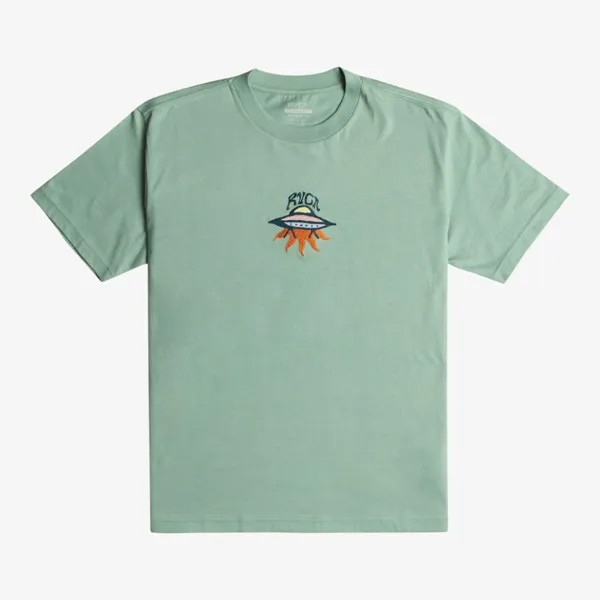Футболка RVCA Ufo Ss Tee Green Haze
