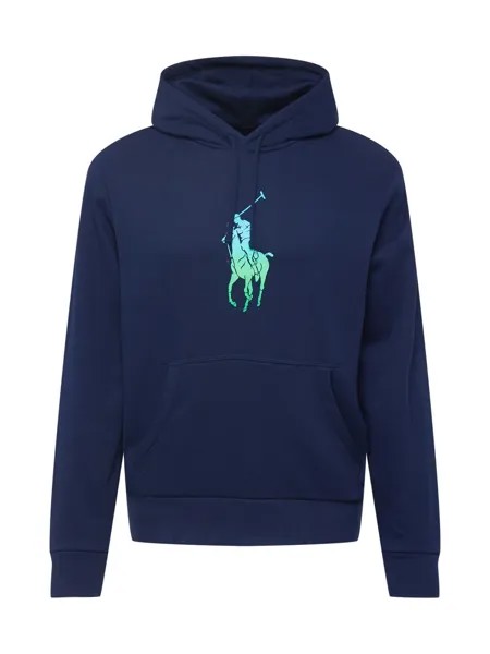 Толстовка Polo Ralph Lauren, неоново-синий/темно-синий