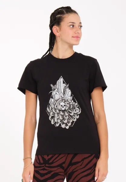 Футболка с принтом Radical Daze Volcom, черный