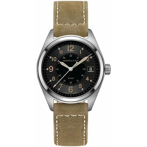 Наручные часы Hamilton Khaki Field, серебряный, синий