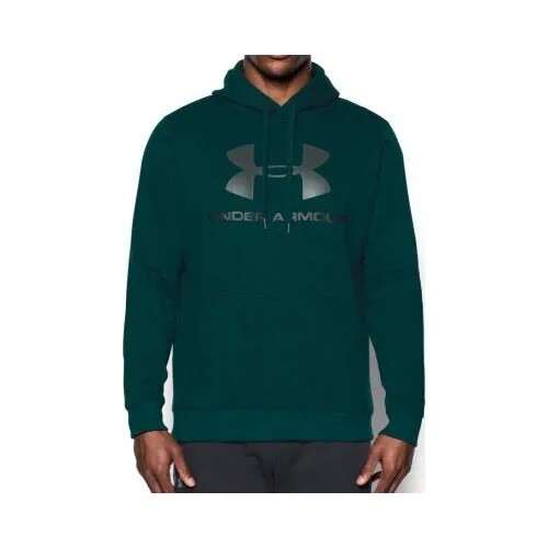 Мужская худи UA Rival Fleece Fitted Graphic, арт.1302294-919, разм. M