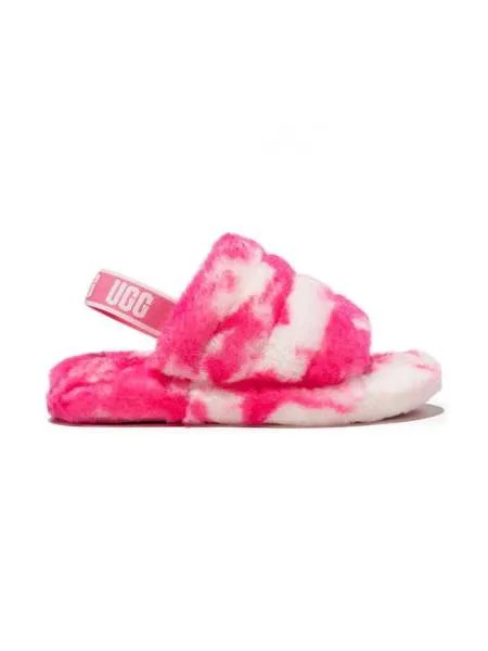 UGG Kids сандалии Fluff Yeah из овчины