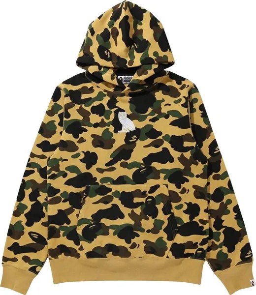 Худи BAPE x OVO 1st Camo Pullover Hoodie 'Yellow', желтый