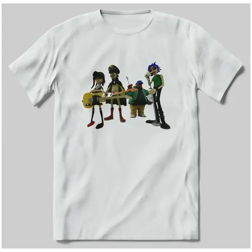 Футболка с принтом gorillaz - 276