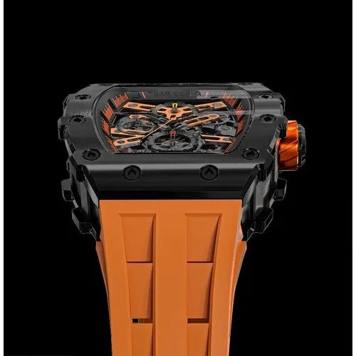 Наручные часы TSAR BOMBA Automatic Мужские наручные часы TSAR BOMBA Automatic TB8208A-01, коралловый, оранжевый