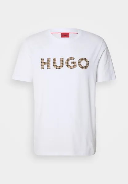 Футболки с принтом DULIVIO HUGO, белый