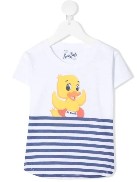 MC2 Saint Barth Kids футболка Ducky в полоску