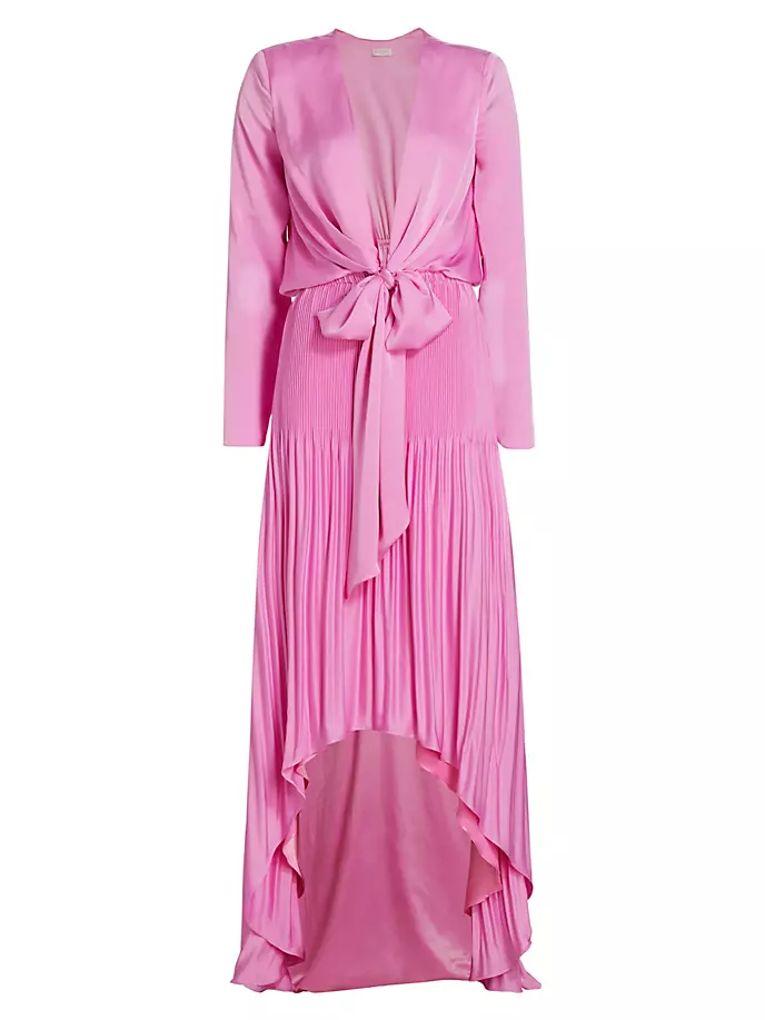 Платье Zaylee в смешанной технике Ramy Brook, цвет pink orchid