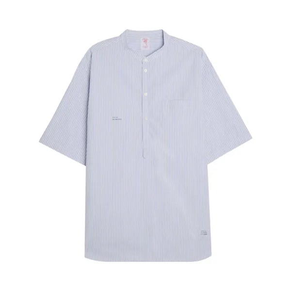Рубашка Undercover Banded Collar Strip Shirt, белый