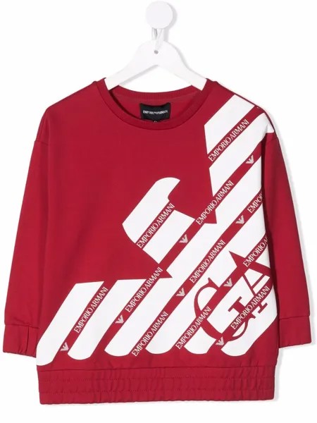 Emporio Armani Kids толстовка с логотипом