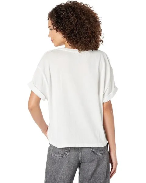 Футболка RVCA Big RVCA Roll It Short Sleeve Tee, цвет Vintage White